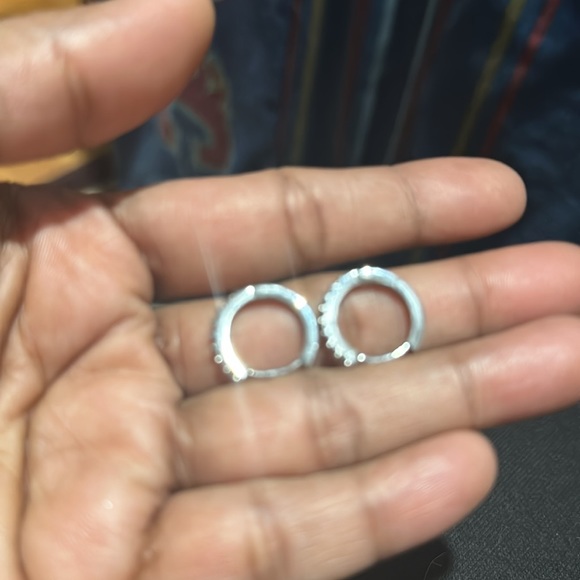 Diamond Encrusted Korean Ear Accessories Senior Sense Temperament Foreign Trade - Picture 5 of 7